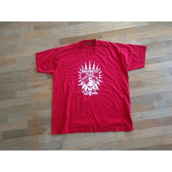 Vintage 90s St. Louis Cardinals 1995 T Shirt Size X-Large - Picture 9 of 9